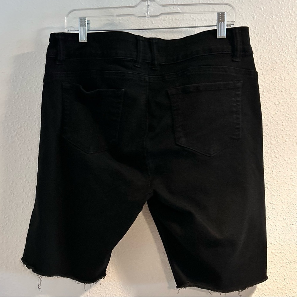 Sandpiper Women's Black Jean Shorts Size 16 - Picture 3 of 6